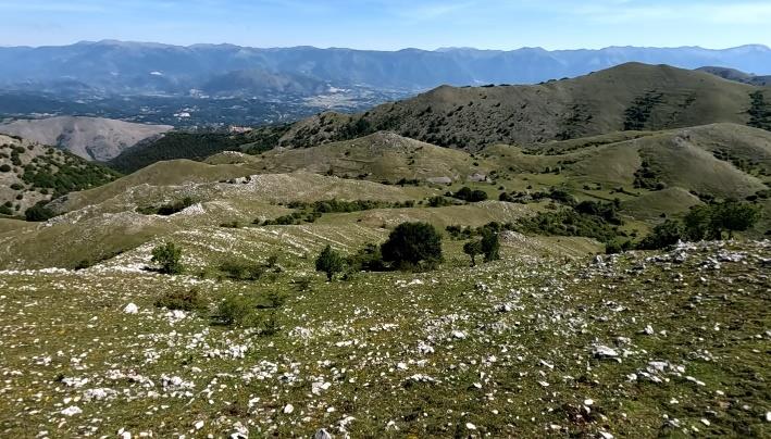 Panorama dalla cresta del Cimarone di Villaneto