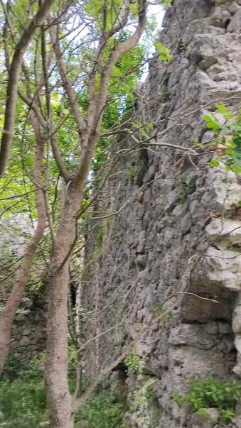 Rovine della rocca sul Monte Castrocielo