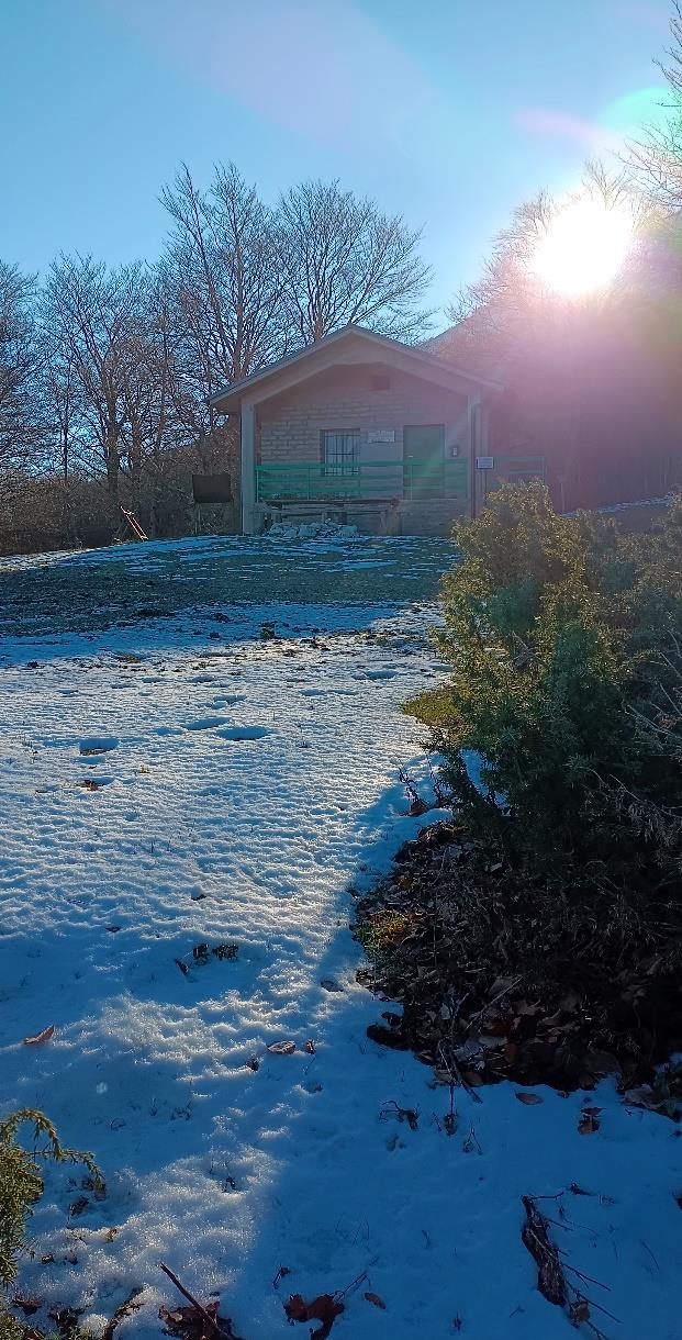 Casetta nella neve, punto di partenza